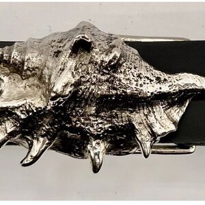 Nautical Silver " Spider Conch " belt buckle five Silversmith Bernard Kelly.